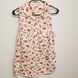 Maternity button up blouse